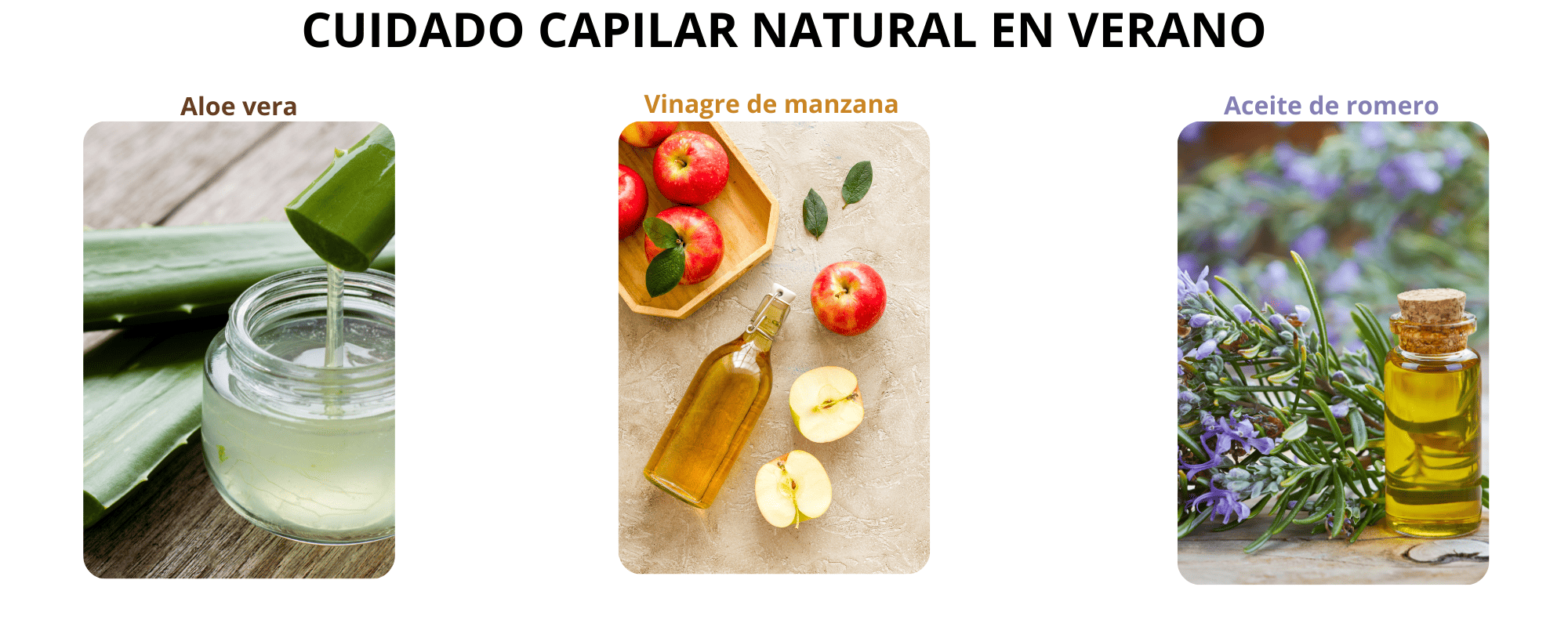 Ingredientes naturales para cuidar el pelo